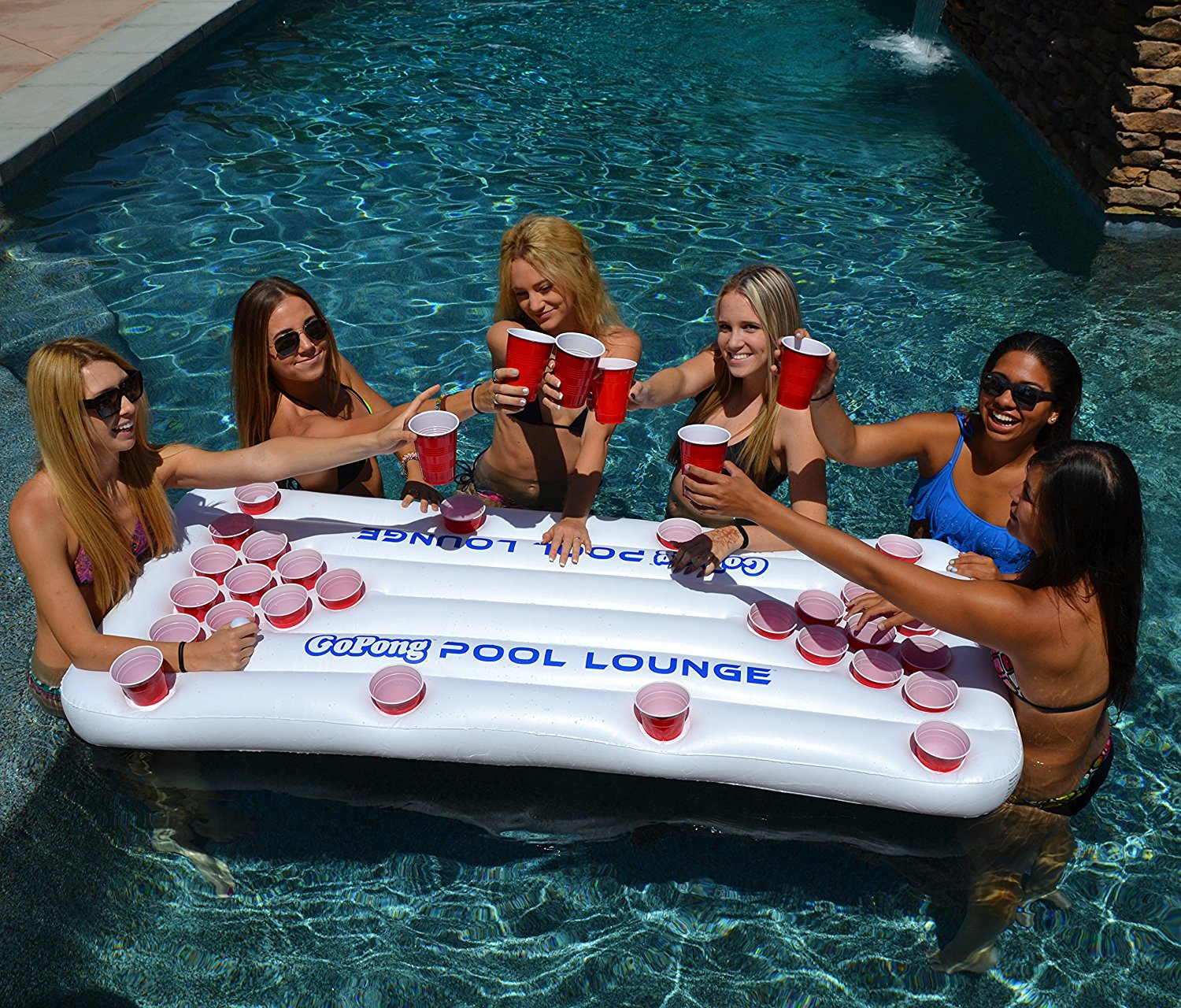 floating beer pong table